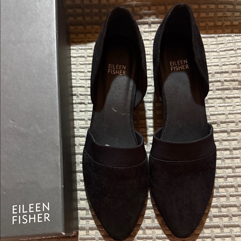 Eileen Fisher Women's Elegant Black Loafers